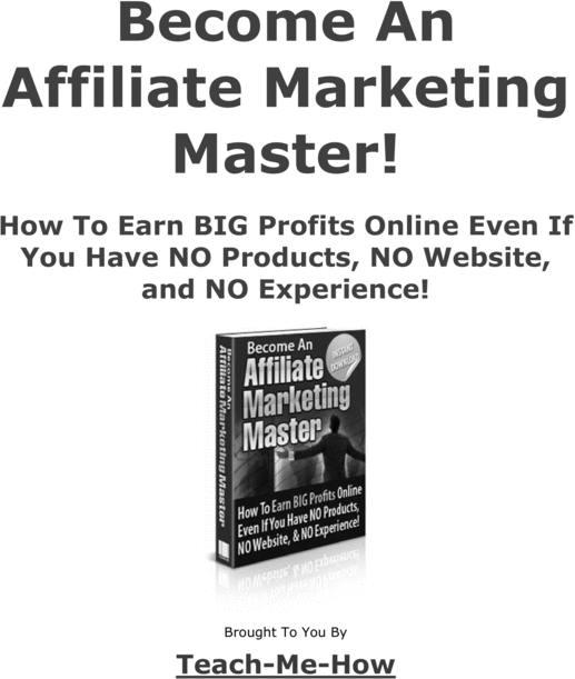 Product picture Affiliate Marketing Master